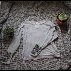 beaded at bottom of sleeves sweater